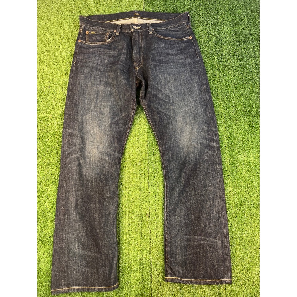 Polo Ralph Lauren Sullivan Slim Dark Wash Indigo Jeans Mens 36x30  RN41381
